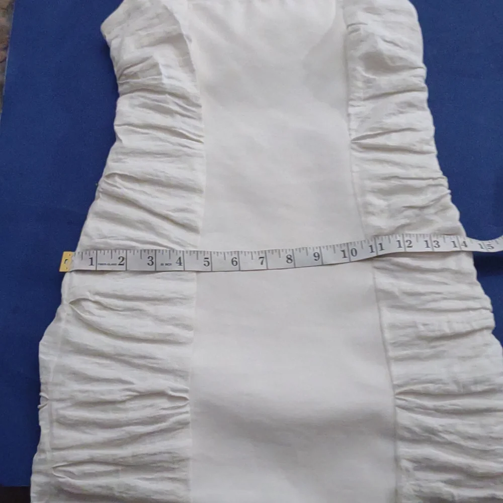 COPY - BNWT Nicole Miller Creamy white rouched dress size 6 @denisecast - Picture 13 of 16